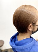 耳掛けショートボブ