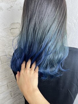 プライズ アイリス 池袋東口店(prize Iris) マリンブルーグラデーション20代￥15400