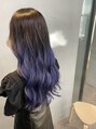 レンヌ 府中(Rennes) アッシュブラウンからのバイオレットグラデーションカラーです！