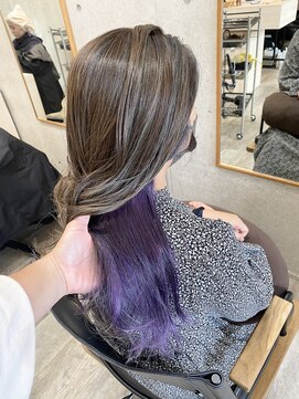 ヘアメイク ゼロ(0) 透明感デザインカラー