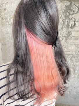 ココ 本八幡(KOKO) #インナーカラー #ペールピンク