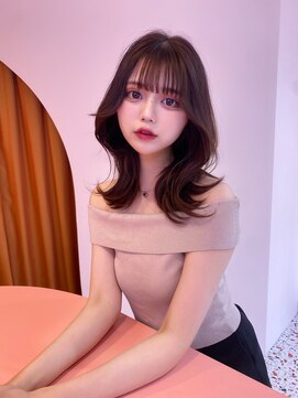 ボタン シブヤ(VOTAN SHIBUYA) 艶カラー/レイヤーカット/韓国ヘア/グレージュ