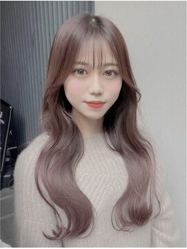 アナ ラーナ(Anna Lanna) 大きめカールの大人可愛いピンクベージュ