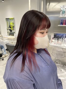 ゼスト 八王子店(ZEST) レッドカラー/ハイトーンカラー【藤野はるひ】