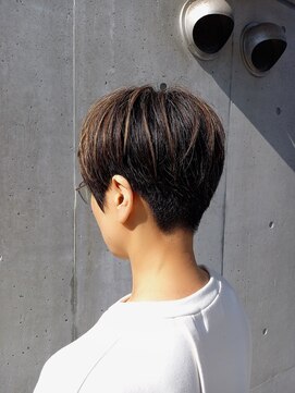 ロペヘアリッシェル(LOPE hair Richel) 【LOPEhair Richel/オーハシ】刈り上げショート×ハイライト