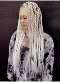 White braid hair