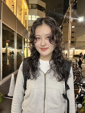 カフ(CAF) CAF FUKO レイヤーロング/スパイラルパーマ/大阪/心斎橋