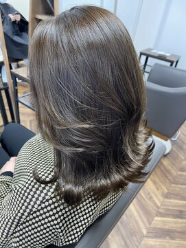 ヘアメイク アリープ(HAIR MAKE ALEAP) オリーブベージュ