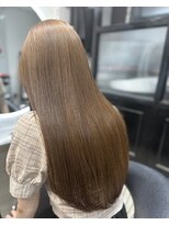 エトラ 渋谷店(etora)&nbsp;艶髪　ミルクティーグレージュ　グレージュ