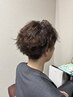 カット＋部分パーマ