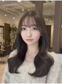 似合わせ/オリーブベージュ/顔まわり/レイヤーカット/谷町四丁目