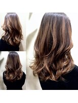 ヘアー カフェ コトノハ(hair cafe kotonoha) 【コトノハ】色っぽレイヤーグラデカラーボリュームレイヤー