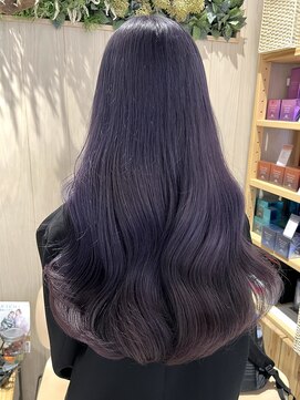 フリーラ 表参道(freera) ケアブリーチカラーパープルカラー紫カラーピンクパープル