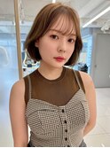 レイヤー/ネビージュ/韓国ヘア/イメチェン/縮毛矯正/中野/