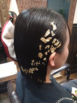 ミュズィー ドゥ ヘア(Musee du hair) 成人式フォトのヘアデコレーション