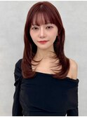 レイヤー/ネビージュ/韓国ヘア/イメチェン/縮毛矯正/中野/