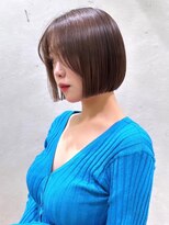 ロンドヴァリー 渋谷店(Lond vallee)&nbsp;あごラインボブ×縮毛矯正