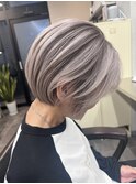 白髪ぼかしシャドウルーツバレイヤージュ
