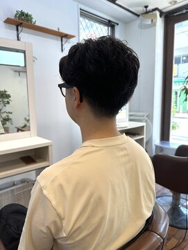 ランデ(RANDE) men'sメンズカットツーブロビジネス大人マッシュ30代40代50代