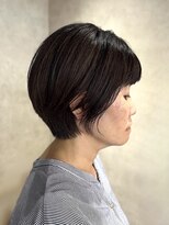 エンクス(enx)&nbsp;ミディアムヘア/暗めカラー/グランマッシュ/鶴ヶ峰MH91