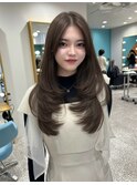 レイヤーカット/韓国ヘア/顔まわり/前髪/髪質改善/熊本美容室
