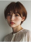 黒髪/クラゲヘアー/オリーブグレー/小顔/ココアベージュ/大口