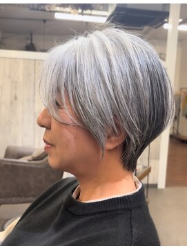 ショートカット/白髪染め/カラー/リタッチ/岡崎