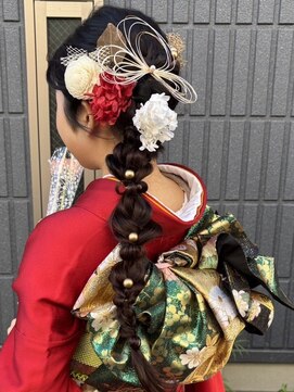 アウラ(AULA) 【64.成人式×振袖×着付け・ヘアセット・ヘアアレンジ】