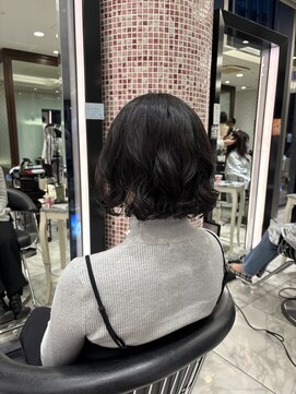 アピッシュ ギンザ(apish ginza) ボブパーマコテ巻き風パーマデジタルパーマレイヤーカット