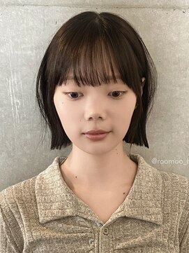 ナループロア ルームー(Nalu pu loa ROOMOO) タッセルボブは外ハネスタイリングがgood☆韓国ボブ