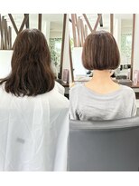 ヘアブリス アナザーワールド(hair bliss ANOTHER WORLD) ワンレングスボブ