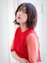 ヘアアンドメイク エジェリ(hair&make egerie) 暗髪アッシュ♪大人切りっぱなしボブ ハイライト 恵比寿