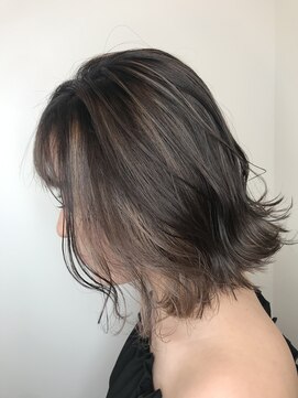 アヴァンス 深井店(AVANCE.) バレイヤージュ×透明感×グレージュ