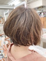 ジーナハーバー(JEANA HARBOR)&nbsp;重軽ふんわりパーマ☆大人ボブjeanaharbor清水