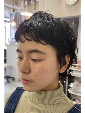 ラプト(rapt) お客様スナップ　ショートウルフピンパーマ