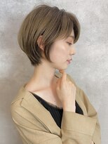 ベック ヘアサロン(BEKKU hair salon) 30代40代マロンベージュの大人くびれショート☆