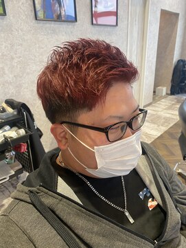 ステレオ ヘアデザイン 安城店(STEREO HAIR DESIGN) レッドショート