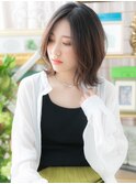 大人かわいいアシンメトリーミディアムボブc5北浦和20代30代40代