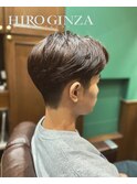 ニュアンスセンターパートパーマ