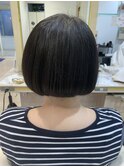 王道　前下がりグラデーションボブ