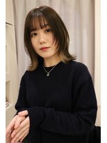 エレノア 梅田 大阪駅前第4ビル店(Eleanor)&nbsp;【Eleanor梅田】レイヤーウルフボブインナーカラー