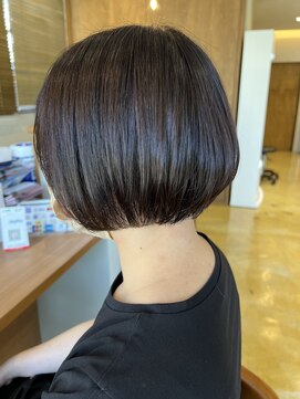 カノエ 下関熊野店(canoe) ツヤ髪ショートボブ