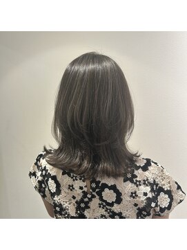 リュネッツ あざみ野店(lunettes) 【白髪ぼかし】ハイライトグレージュ×ナチュラルウルフ