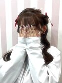 ガーリースタイル/心斎橋/ヘアメ/セットサロン