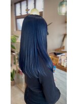 エオル(Eowl) ロングレイヤー　Ｗブリーチカラー