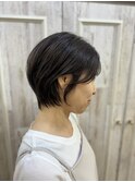 ショートボブ/透明感カラー/似合わせカット