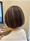 【ブラウンベージュ】ホワイトグレージュ/ミニウルフ/中島/鎌取