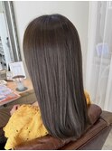 10代20代寒色カラーアッシュベージュ透明感