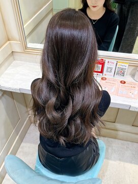 アソビ 表参道(ASOBI) ダブルカラー/黒髪/ボブルフ/ネビージュ/表参道/ベージュカラー