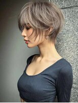 アイドットプラス 表参道(i.+omotesando) 前髪小顔ハイトーンカラー大人ショートボブヘア20代30代40代